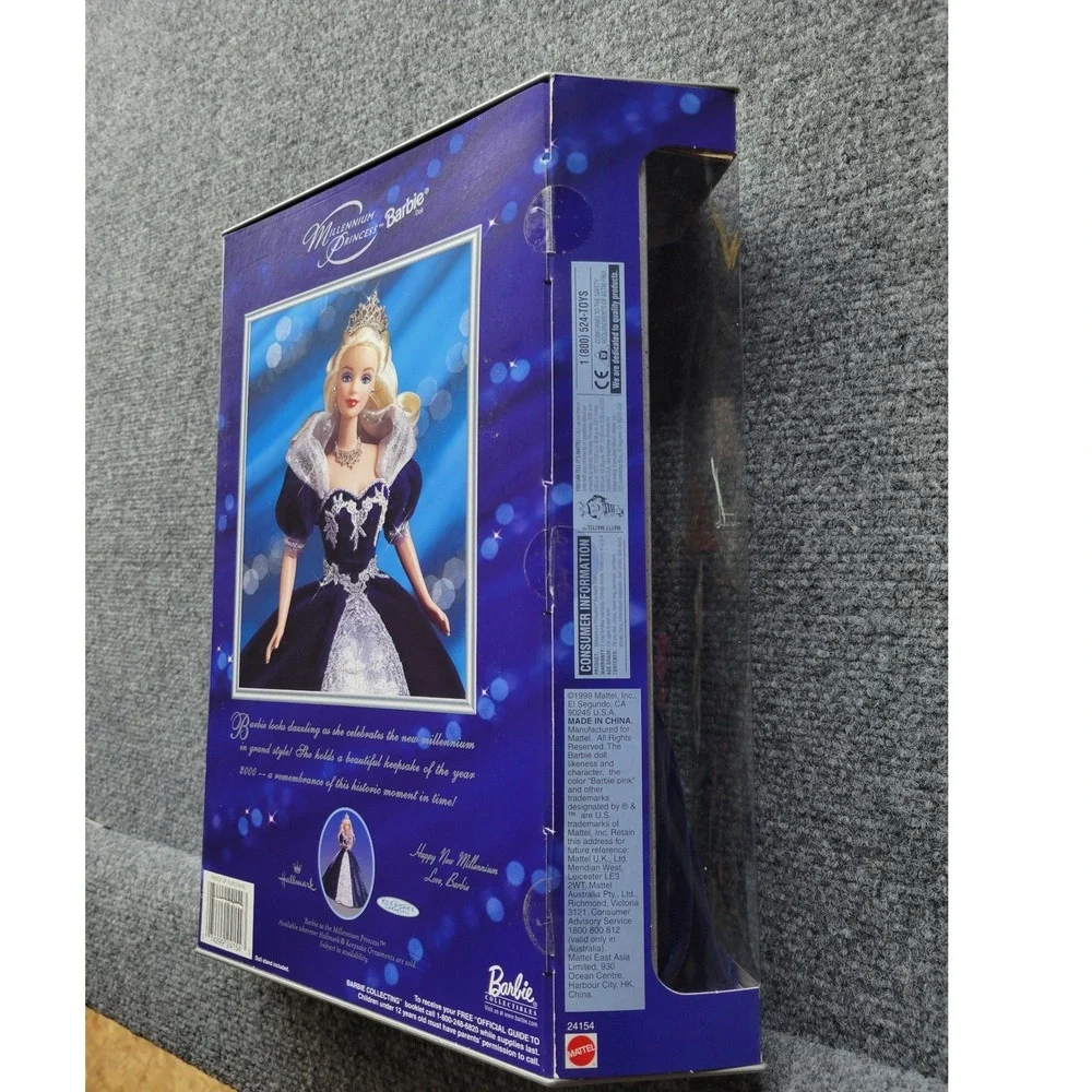 Mattel Millennium Princess Barbie Doll Special Edition Blue Velvet 24154 NIB